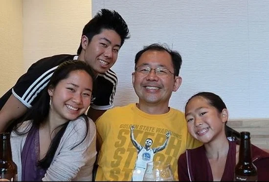 ZHC with his Father and Siblings